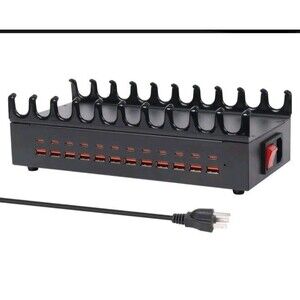 300W Charging Station for Multiple Devices - 24 Ports USB Fast Charging Station